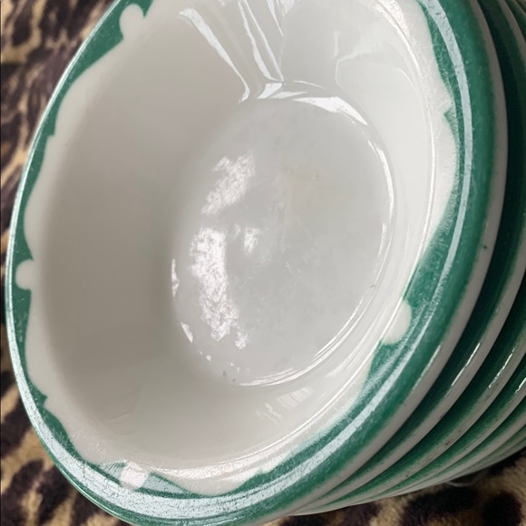 Vintage Mid Century Shenango Restaurant Ware Monkey Bowls Set of 6 - Picture 7 of 7